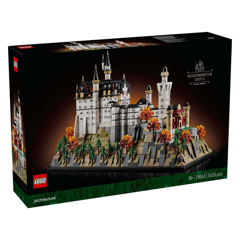 ギャラリービューアに画像をロードする, Lego ® architecture slot neuschwanstein verzamelset - 21063
