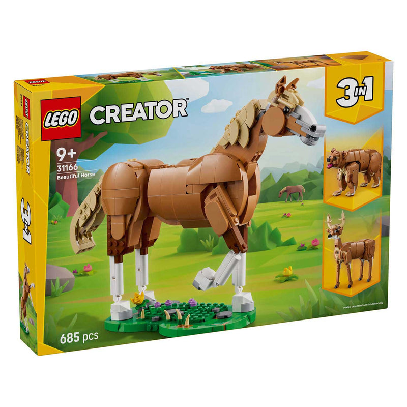 Afbeelding laden in galerijviewer, Lego ® creator 3in1 prachtig paard, dierenbouwset - 31166