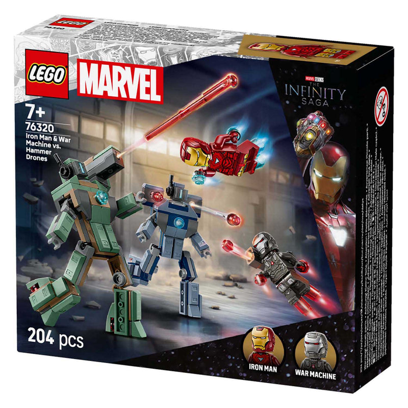 Afbeelding laden in galerijviewer, Lego ® ǀ marvel iron man en war machine vs. hammer drones - 76320