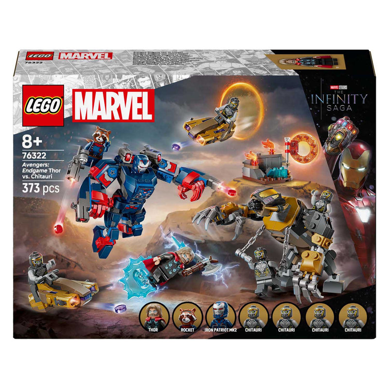 Load image into Gallery viewer, Lego super heroes marvel 76322 avengers endgame thor vs. chitauri