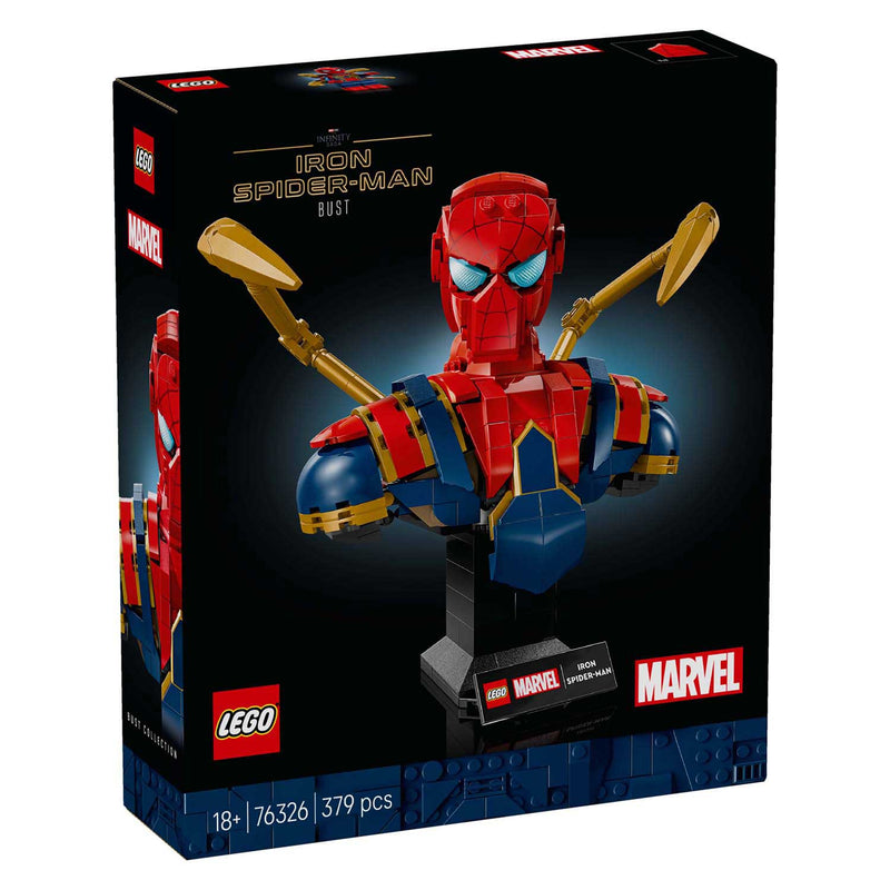 Afbeelding laden in galerijviewer, Lego super heroes 76326 iron spider-man buste