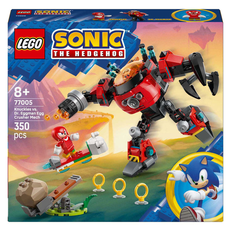 Load image into Gallery viewer, Lego sonic the hedgehog - knuckles vs. dr. eggman egg crusher mecha constructiespeelgoed (77005)