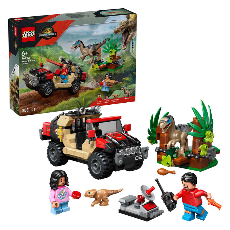 Load image into Gallery viewer, Lego jurassic world 76972 offroad eaptorontsnapping