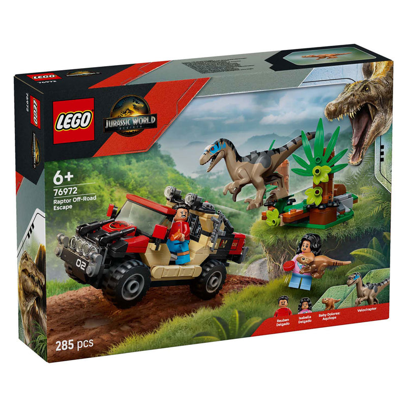 Afbeelding laden in galerijviewer, Lego jurassic world 76972 offroad eaptorontsnapping