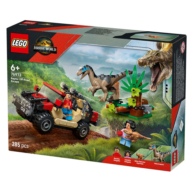 Load image into Gallery viewer, Lego jurassic world 76972 offroad eaptorontsnapping