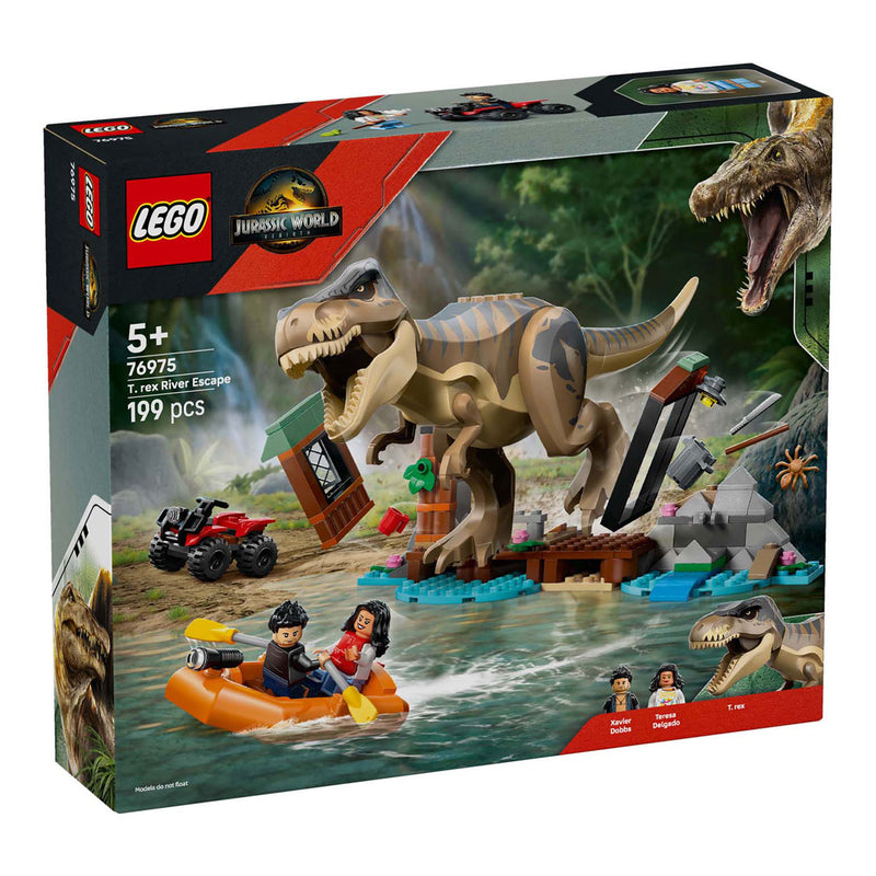Afbeelding laden in galerijviewer, Lego ® jurassic world t. rex rivierontsnapping bouwset - 76975