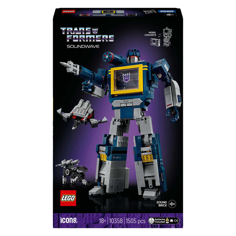 Load image into Gallery viewer, Lego icons - transformers: soundwave constructiespeelgoed (10358)