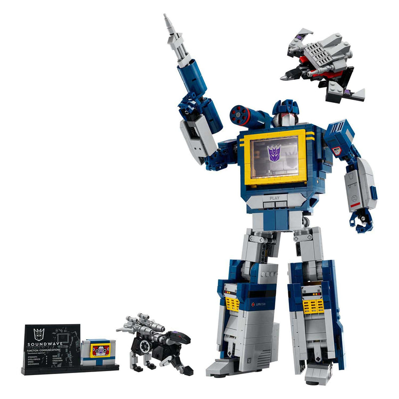 Afbeelding laden in galerijviewer, Lego ® icons transformers: soundwave - transformers collectie - 10358