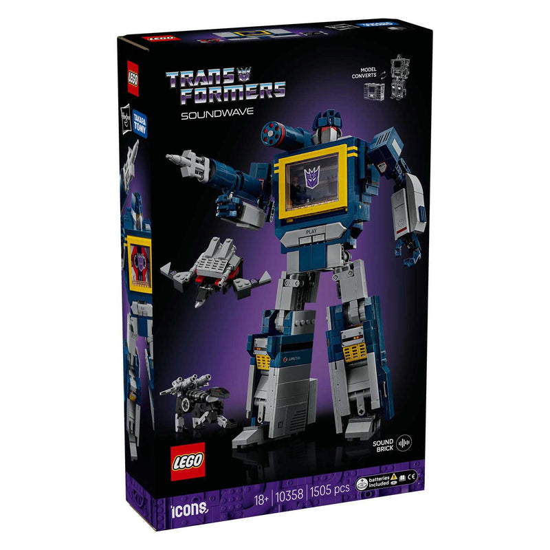 Load image into Gallery viewer, Lego icons - transformers: soundwave constructiespeelgoed (10358)