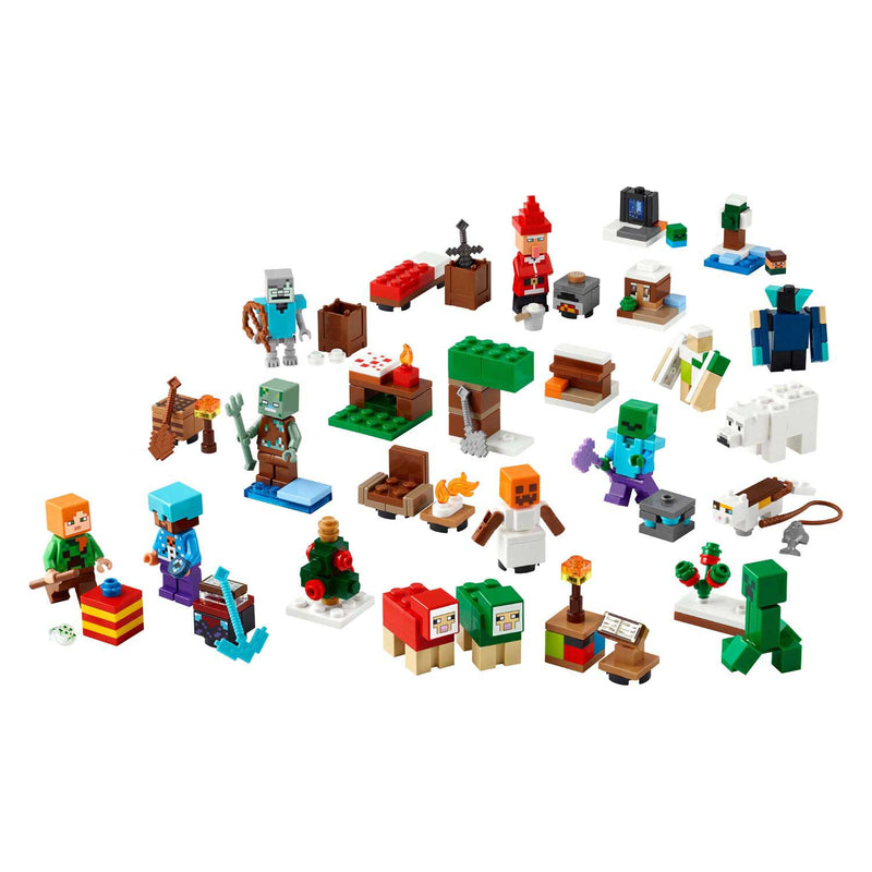 Load image into Gallery viewer, Lego minecraft 21280 adventkalender 2025