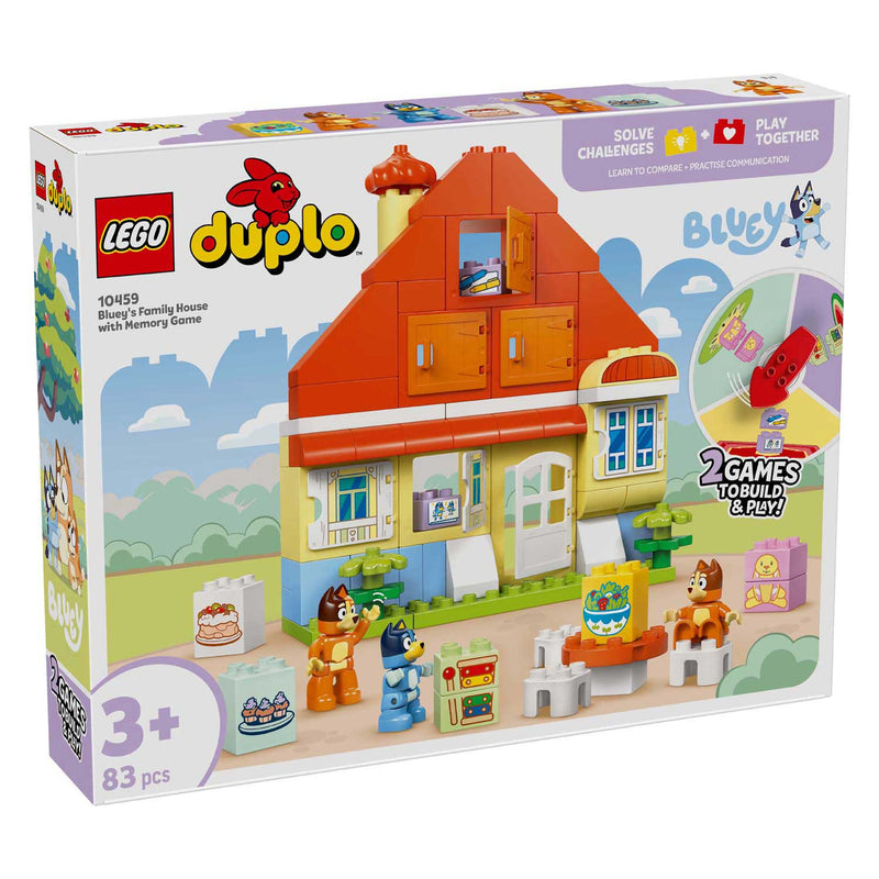 Afbeelding laden in galerijviewer, Lego ® duplo® bluey: huis van bluey en haar familie met geheugenspel - 10459