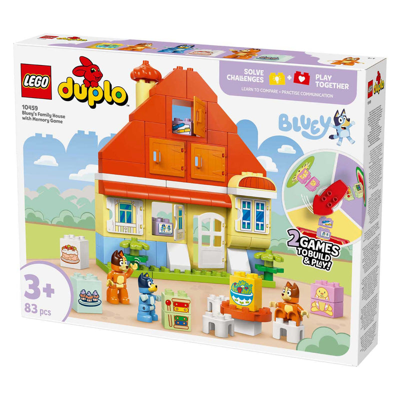 Afbeelding laden in galerijviewer, Lego ® duplo® bluey: huis van bluey en haar familie met geheugenspel - 10459