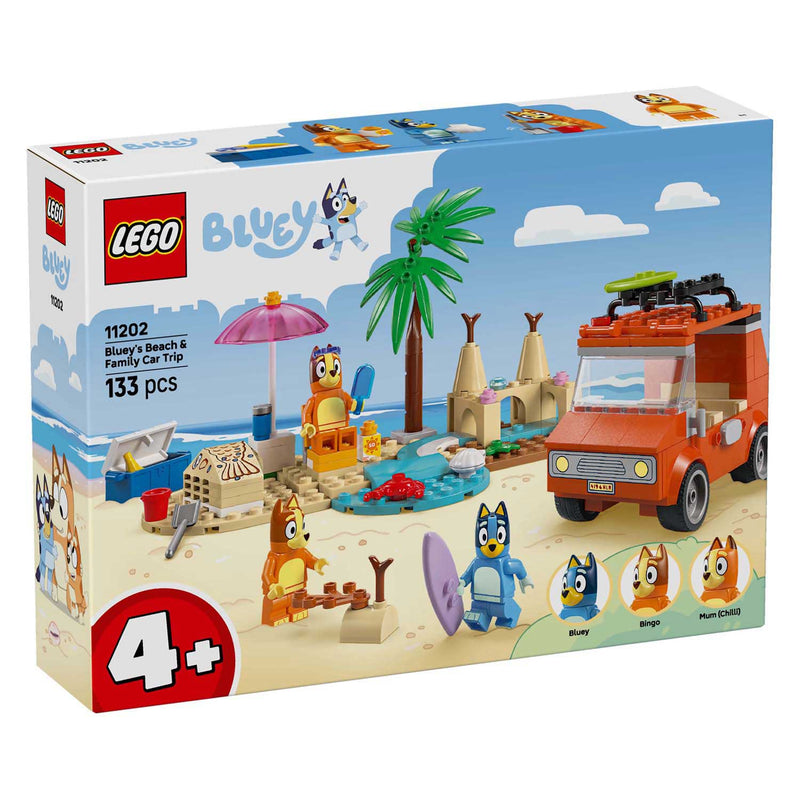 Load image into Gallery viewer, Lego bluey 11202 bluey's autorit naar het strand