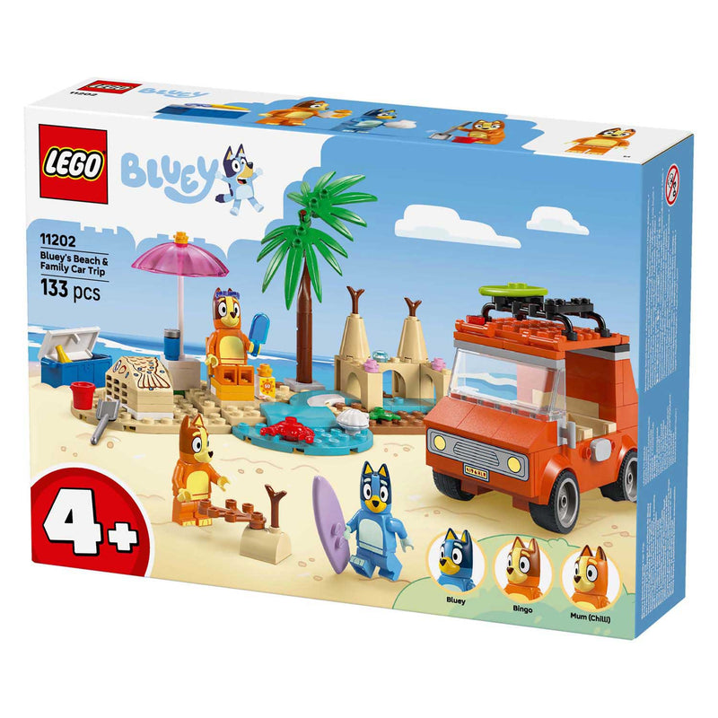 Load image into Gallery viewer, Lego bluey 11202 bluey's autorit naar het strand