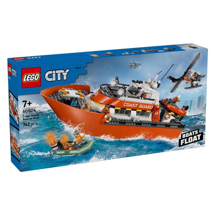 Afbeelding laden in galerijviewer, Lego city exploration - kustwacht reddingsboot - met helikopter
