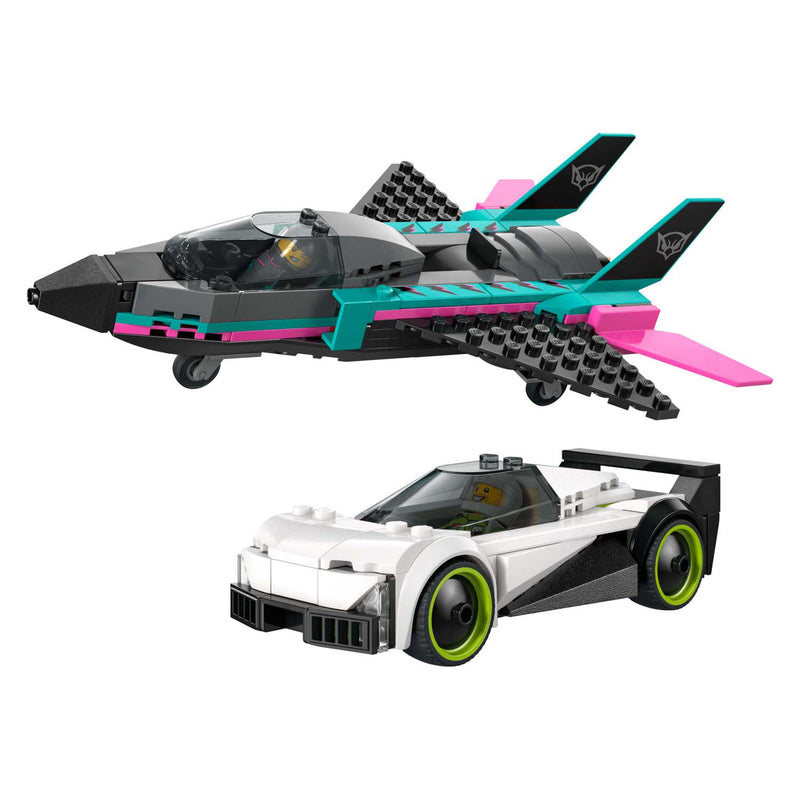 Afbeelding laden in galerijviewer, Lego city great vehicles 60489 straalvliegtuig vs. sportauto