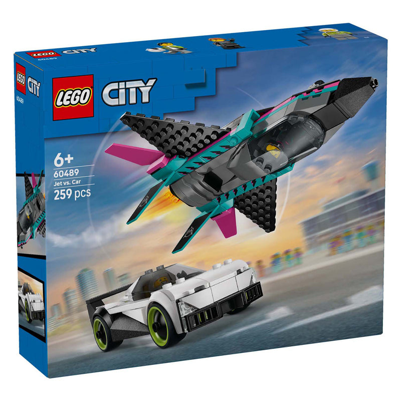 Afbeelding laden in galerijviewer, Lego city great vehicles - 60489 - straalvliegtuig vs. sportauto