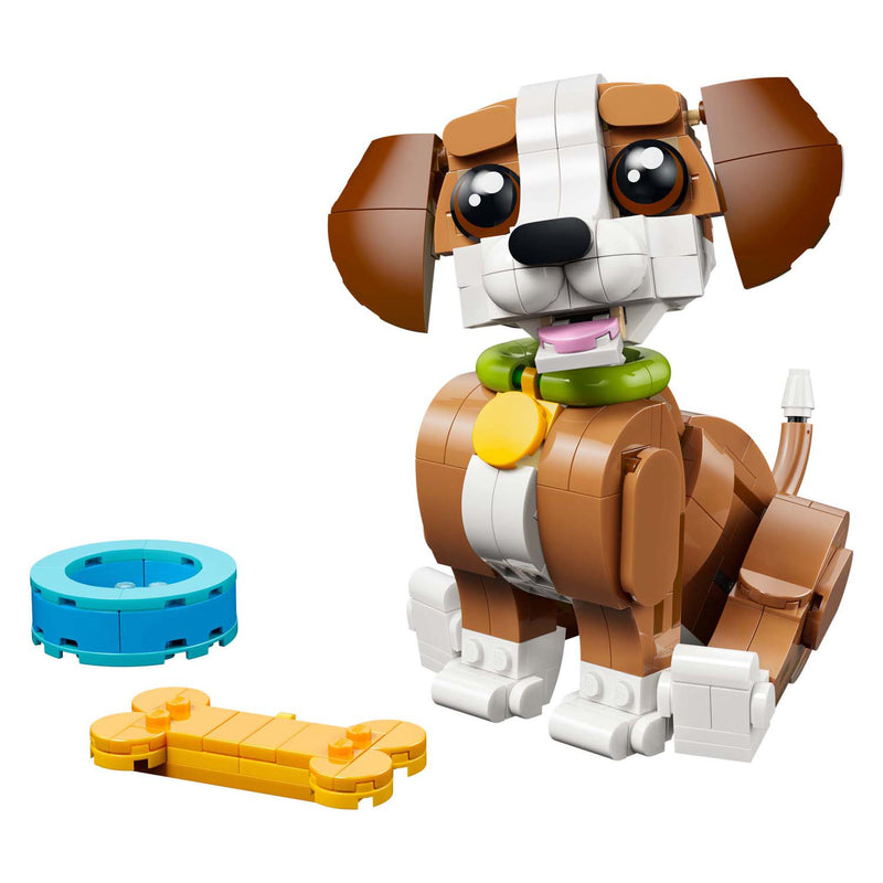 Afbeelding laden in galerijviewer, Lego ® creator 3in1 schattige dieren: speelse puppy - dierenset - bouw om tot eekhoorn of eend - 31382