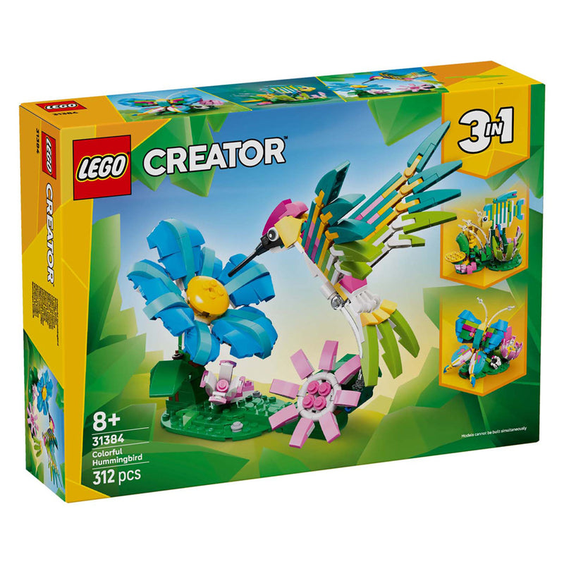 Afbeelding laden in galerijviewer, Lego ® creator 3in1 wilde dieren: kleurrijke kolibrie - 31384
