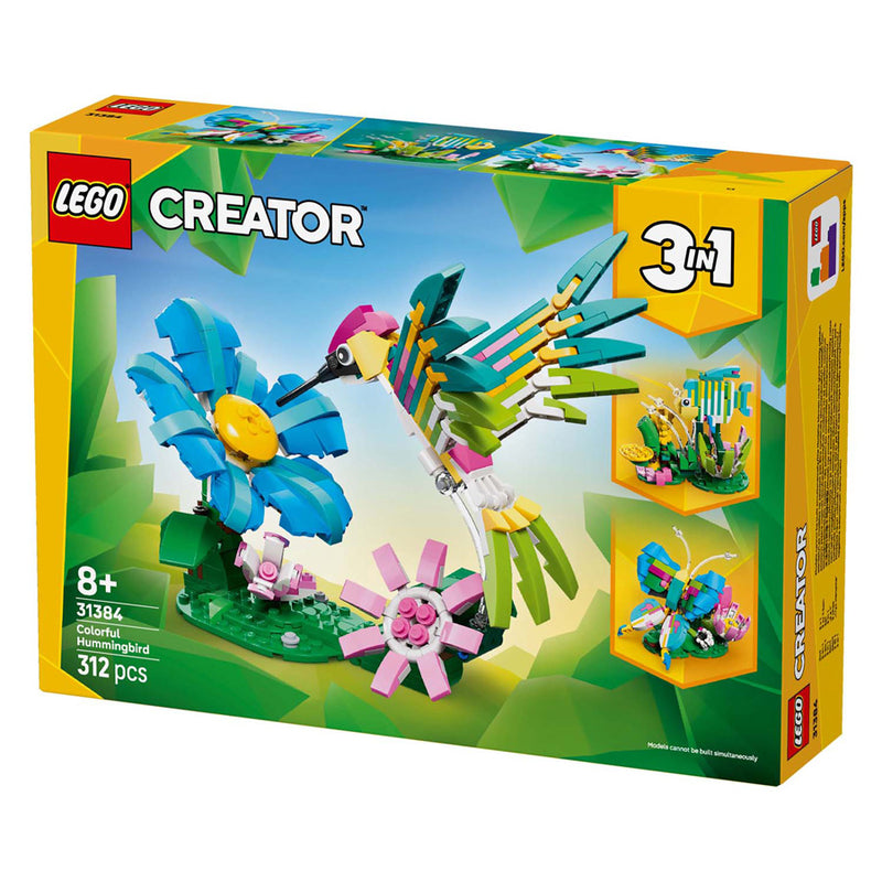 Afbeelding laden in galerijviewer, Lego ® creator 3in1 wilde dieren: kleurrijke kolibrie - 31384