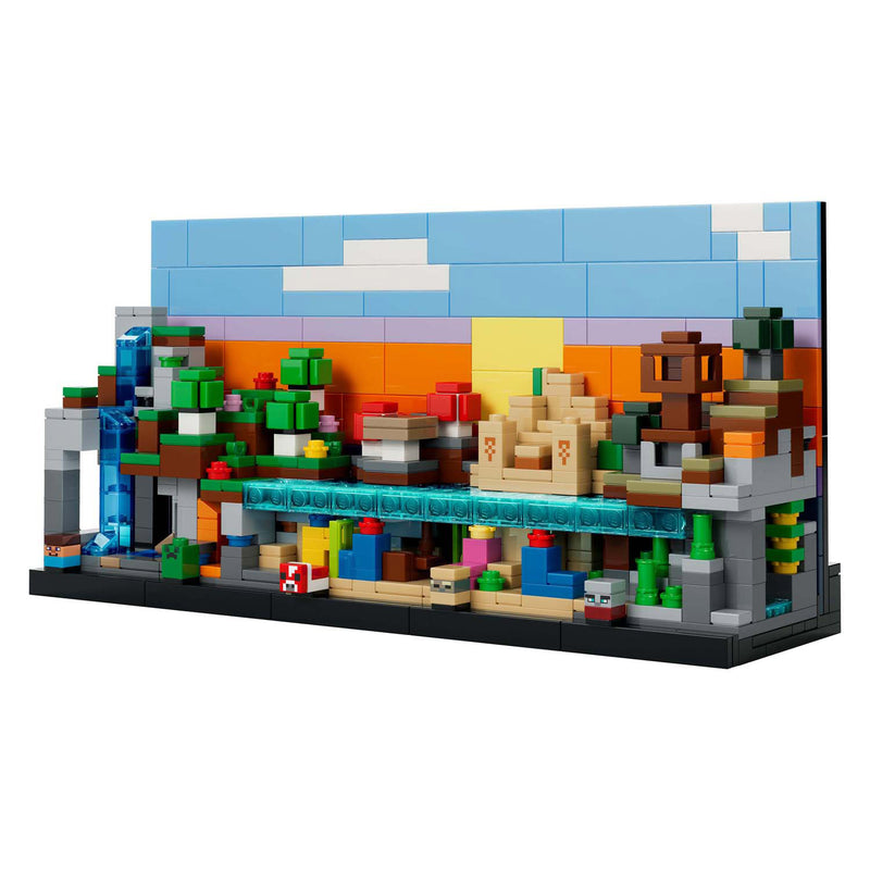 Afbeelding laden in galerijviewer, Lego minecraft minibiomen videogame speelgoed voor kinderen en kinderkamer decoratie - 21589