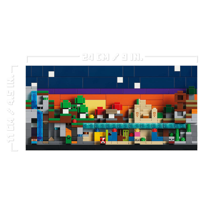 Afbeelding laden in galerijviewer, Lego minecraft minibiomen videogame speelgoed voor kinderen en kinderkamer decoratie - 21589