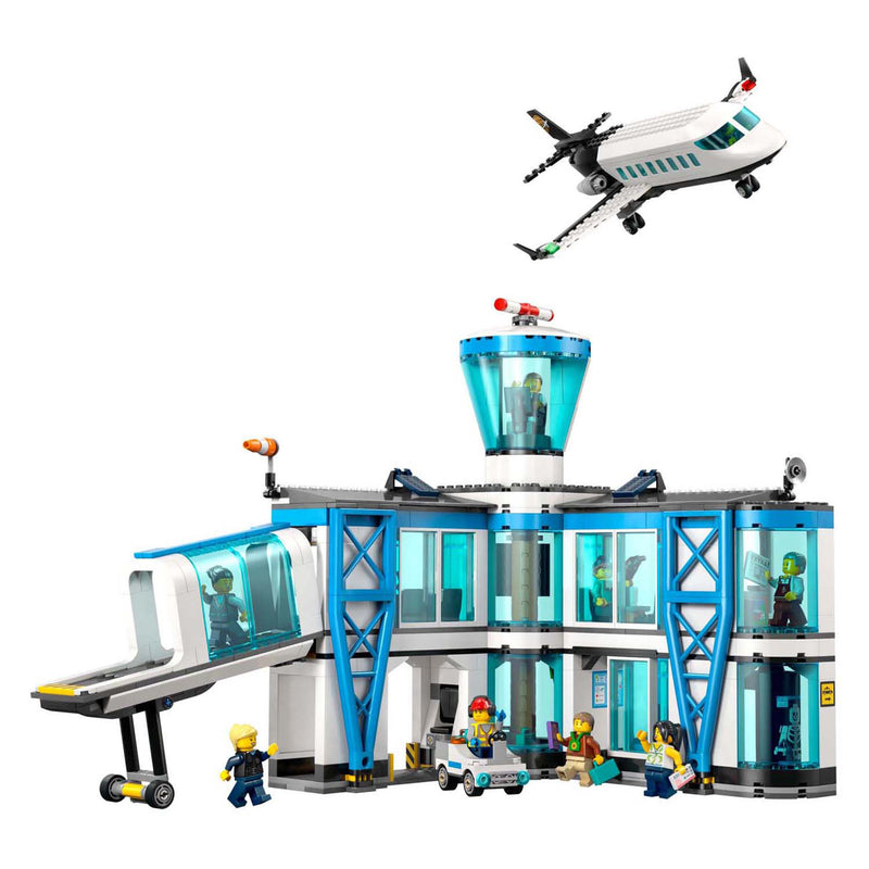 Afbeelding laden in galerijviewer, Lego city 60502 luchthaven met vliegtuig