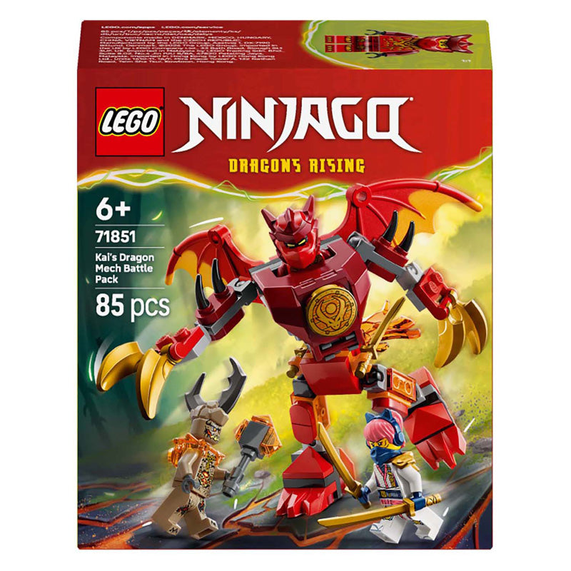 Chargez l'image dans la visionneuse de la galerie, Lego ® ninjago® kai's drakenmecha strijdpakket - mechaspeelgoed - speelset met 3 minifiguren - 71851