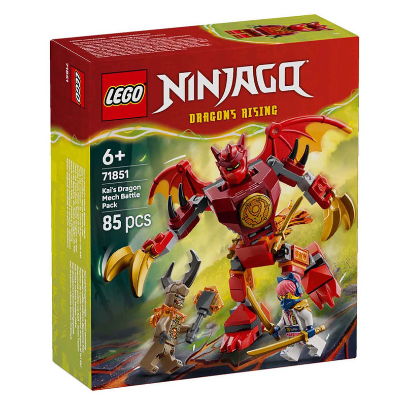 Afbeelding laden in galerijviewer, Lego ® ninjago® kai's drakenmecha strijdpakket - mechaspeelgoed - speelset met 3 minifiguren - 71851