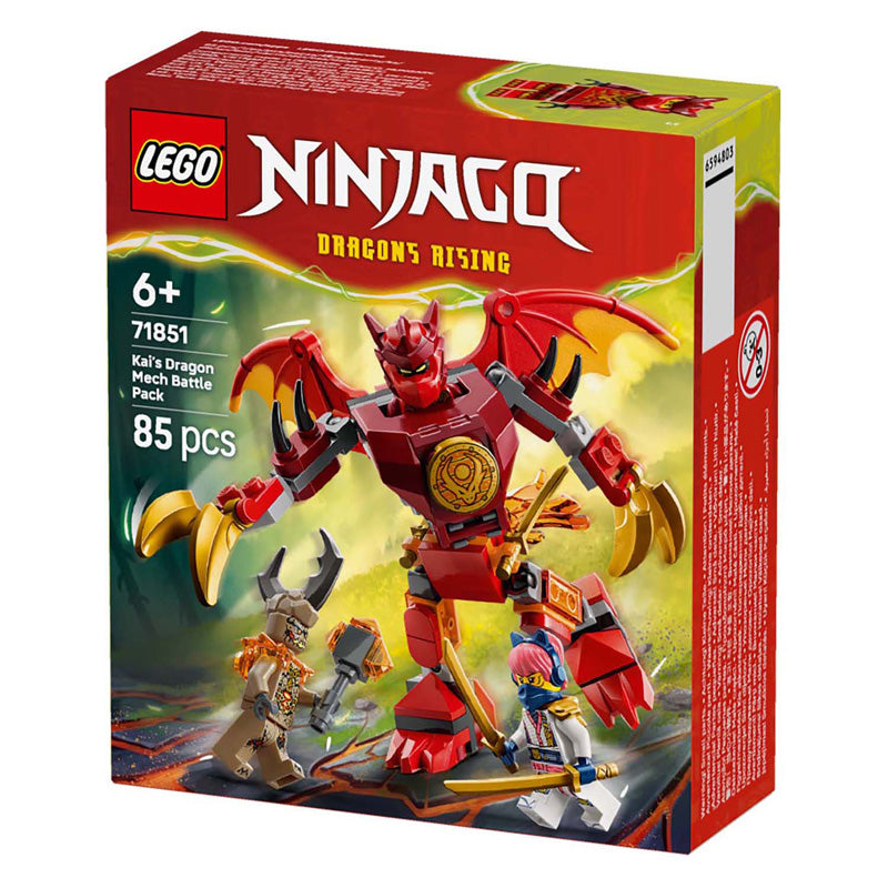 Afbeelding laden in galerijviewer, Lego ® ninjago® kai's drakenmecha strijdpakket - mechaspeelgoed - speelset met 3 minifiguren - 71851