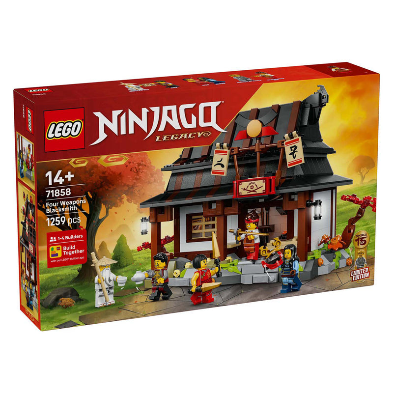 ギャラリービューアに画像をロードする, Lego ® ninjago® 15-jarig jubileum: smederij de vier wapens - 71858