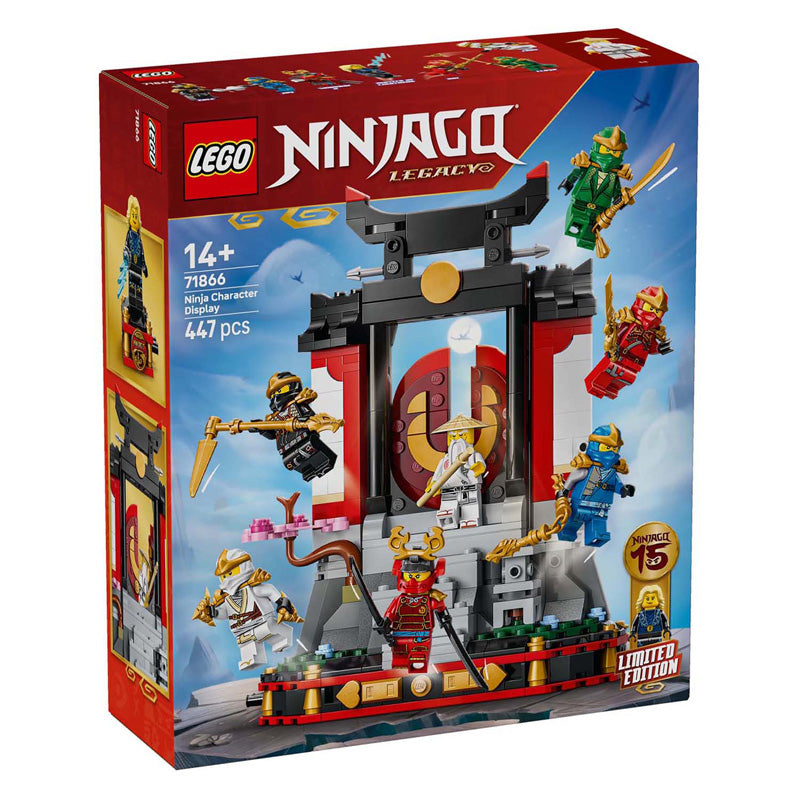 Afbeelding laden in galerijviewer, Lego ninjago 71866 15-jarig jubileum: display met ninjapersonages