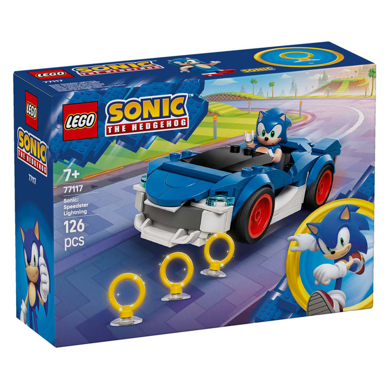 Load image into Gallery viewer, Lego sonic the hedgehog 77117 sonics auto: speed star lightning