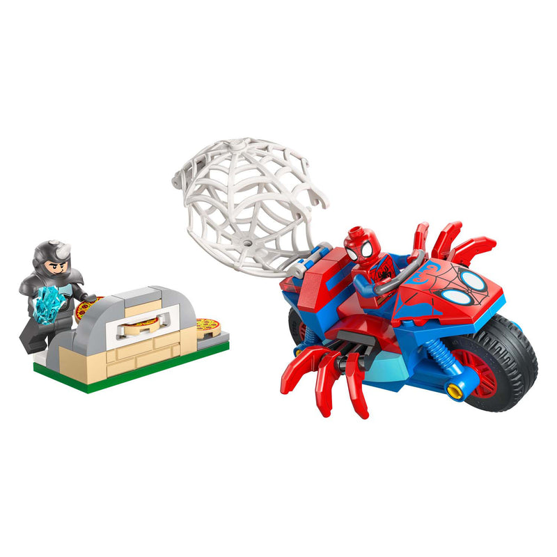 Load image into Gallery viewer, Lego marvel 11206 spidey op zijn motor vs. rhino