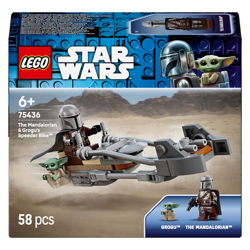 Load image into Gallery viewer, Lego star wars 75436 mandalorian en grogu's speederbike