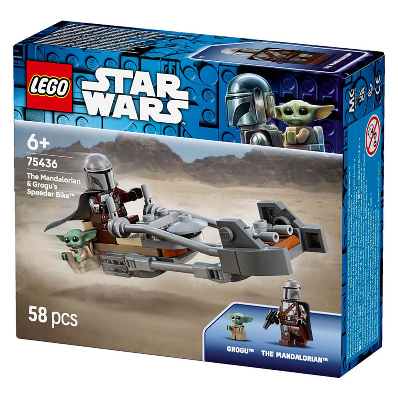 Load image into Gallery viewer, Lego star wars 75436 mandalorian en grogu's speederbike