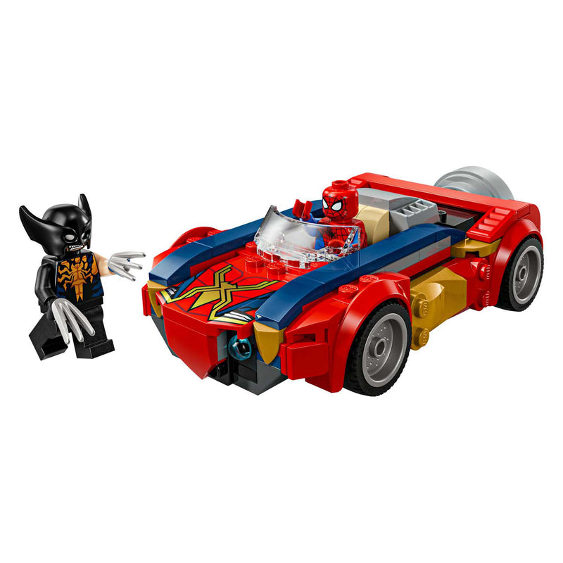 Load image into Gallery viewer, Lego super heroes 76336 marvel spider-man auto vs. venomized wolverine