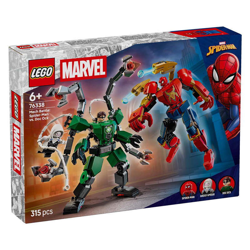 Chargez l'image dans la visionneuse de la galerie, Lego marvel mechaduel: spider-man vs. doc ock superhelden - bouwpakket voor kinderen - 76338