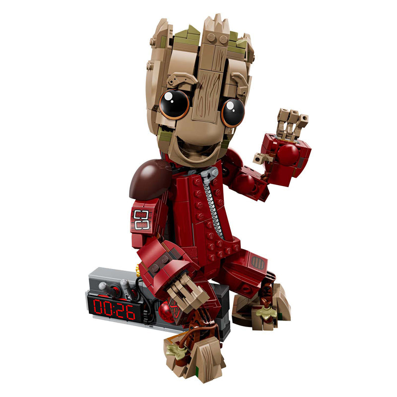 Chargez l'image dans la visionneuse de la galerie, Lego marvel groot in ravager jumpsuit - bouwbaar superheld speelgoed voor kinderen - 76341