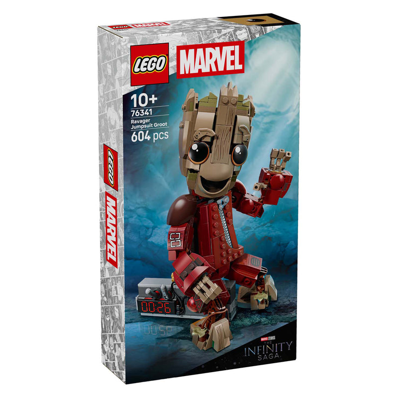 Chargez l'image dans la visionneuse de la galerie, Lego marvel groot in ravager jumpsuit - bouwbaar superheld speelgoed voor kinderen - 76341