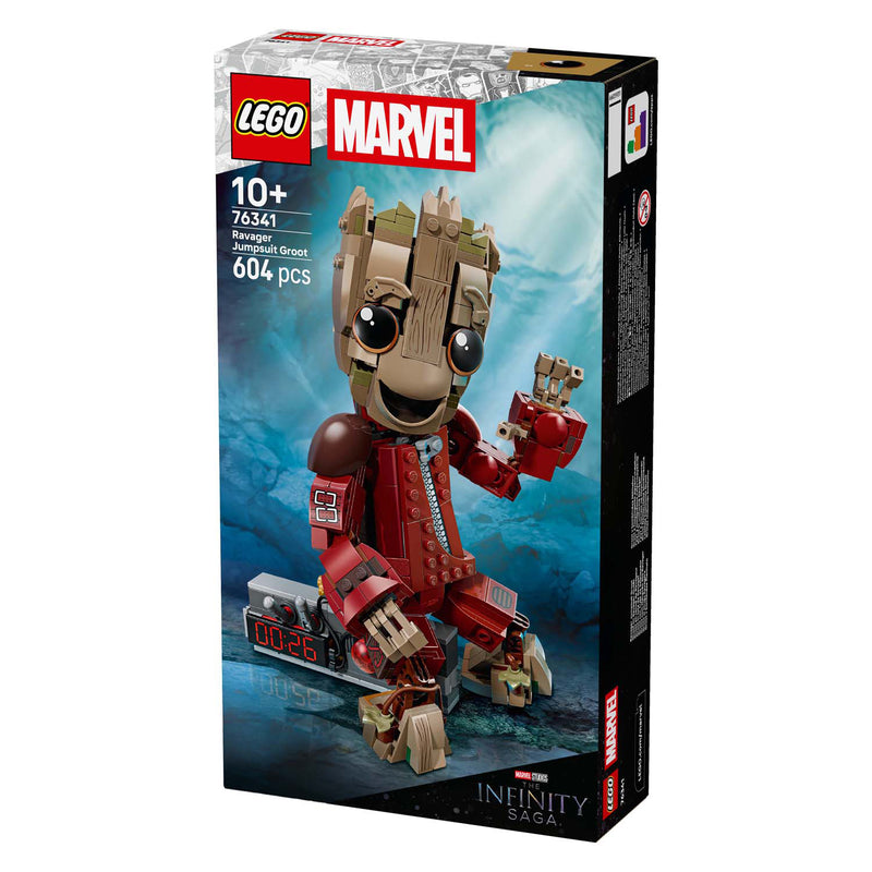 Afbeelding laden in galerijviewer, Lego marvel groot in ravager jumpsuit - bouwbaar superheld speelgoed voor kinderen - 76341