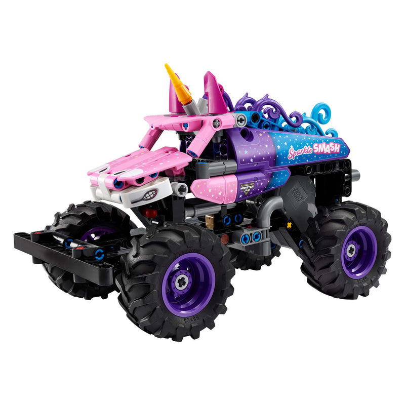 Afbeelding laden in galerijviewer, Lego technic 42220 monster jam sparkle smash pull-back