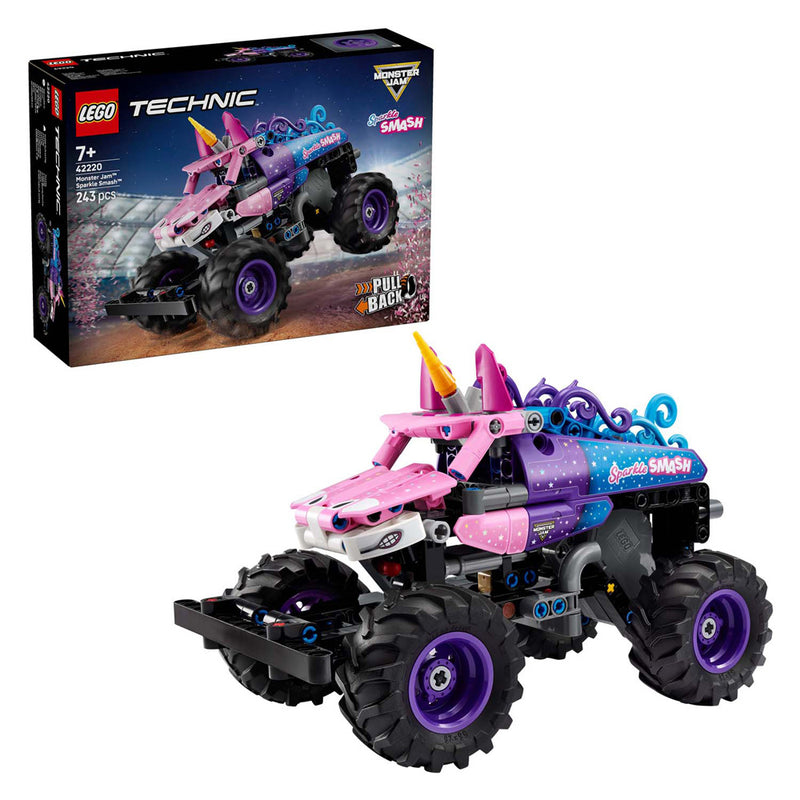 Load image into Gallery viewer, Lego technic 42220 monster jam sparkle smash pull-back