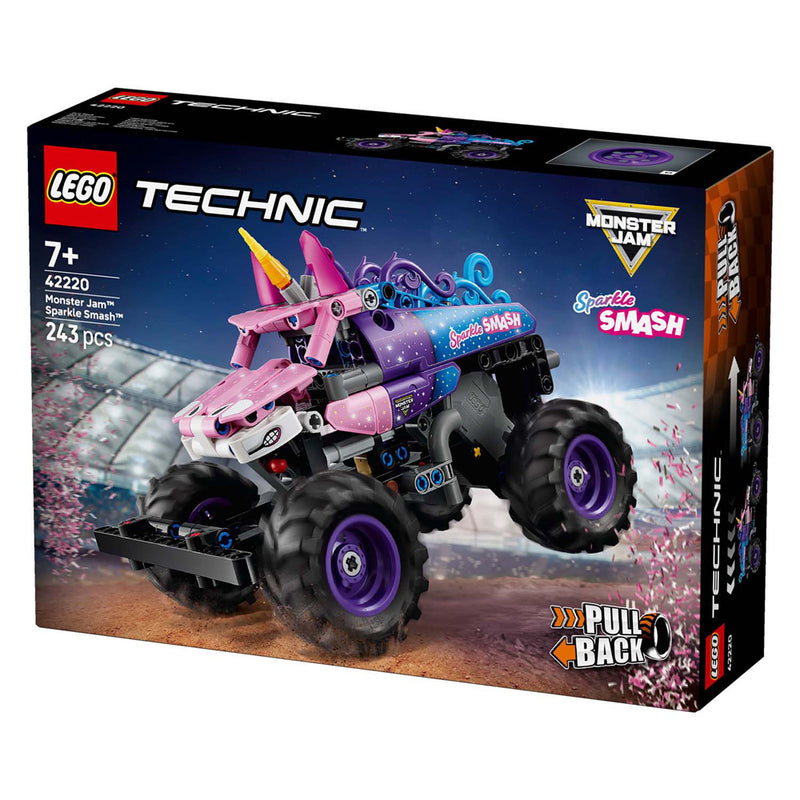 Afbeelding laden in galerijviewer, Lego technic 42220 monster jam sparkle smash pull-back