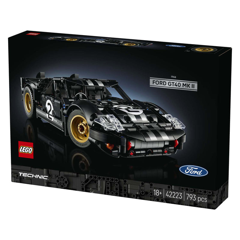 Afbeelding laden in galerijviewer, Lego technic 42223 1966 ford gt40 mkii racewagen
