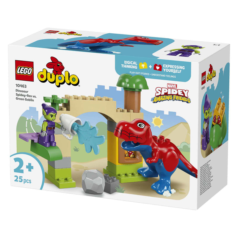 Chargez l'image dans la visionneuse de la galerie, Lego duplo 10463 dinosaurus spidey-rex vs. green goblin