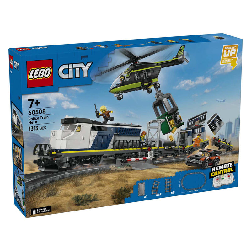 Chargez l'image dans la visionneuse de la galerie, Lego ® city overval op politietrein - speelgoedtreinset - 60508