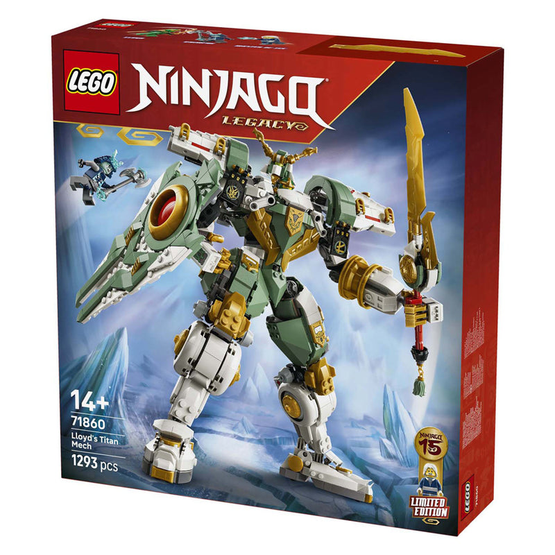 Afbeelding laden in galerijviewer, Lego ® ninjago® 15-jarig jubileum: lloyds reusachtige mecha speelgoed 71860