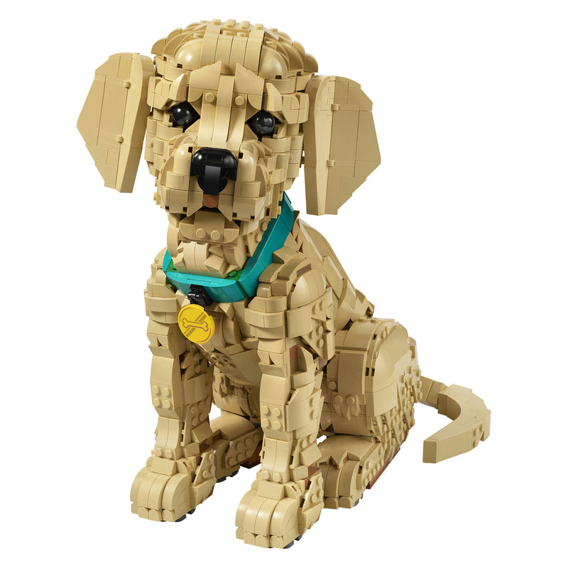 Laden Sie das Bild in Galerie -Viewer, Lego ® icons golden retriever puppy - decoratieve dierenfiguur - bouwset voor volwassenen - 11384