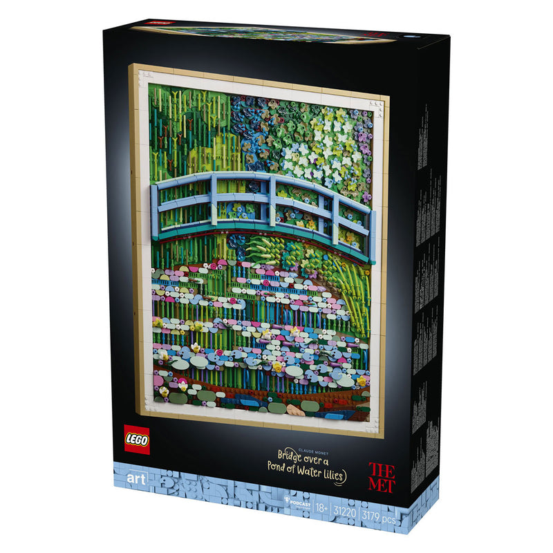 Chargez l'image dans la visionneuse de la galerie, Lego ® art claude monet – brug over een vijver met waterlelies 31220